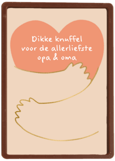Dikke knuffel voor de allerliefste opa en oma