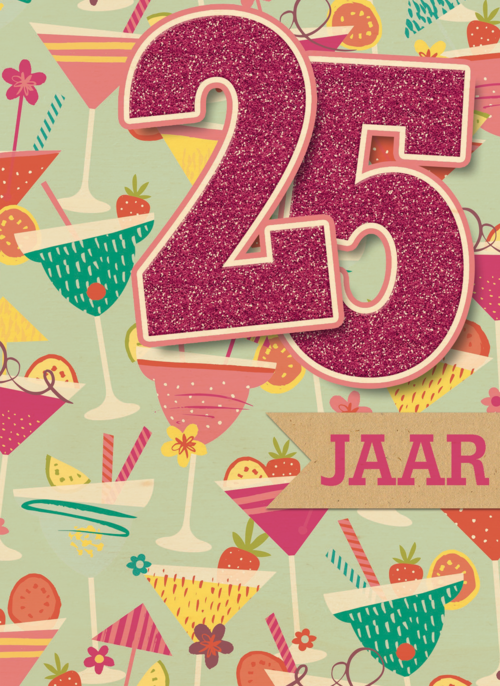 verjaardag leeftijden 25 jaar cocktails