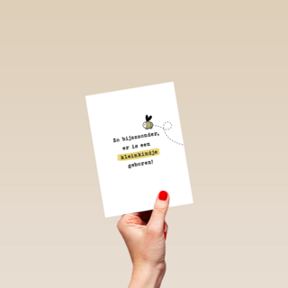 Geboortefelicitatie zo bijzzzonder een kleinkind