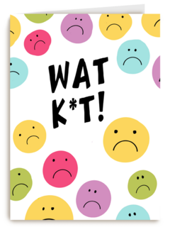 Gezakt kaart smilies