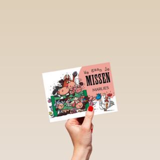 funny mail we gaan je missen