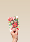 zestig jaar met bloemen