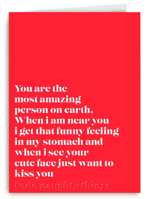 You are the most amazing person