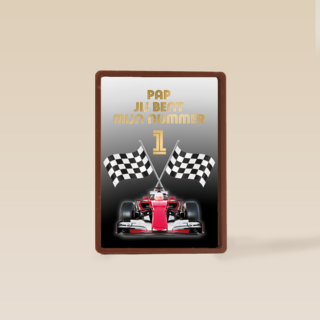 Pap jij bent mijn nummer 1 formule 1