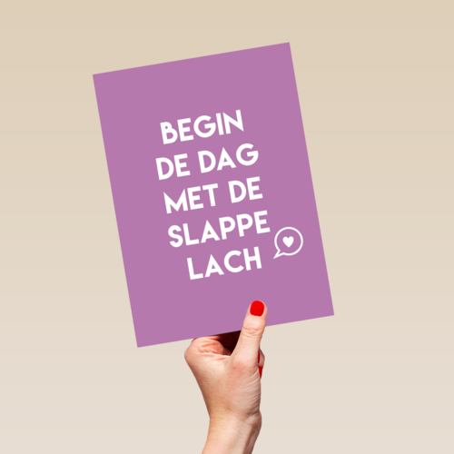 sporta op kamp kaart begin de dag met de slappe lach