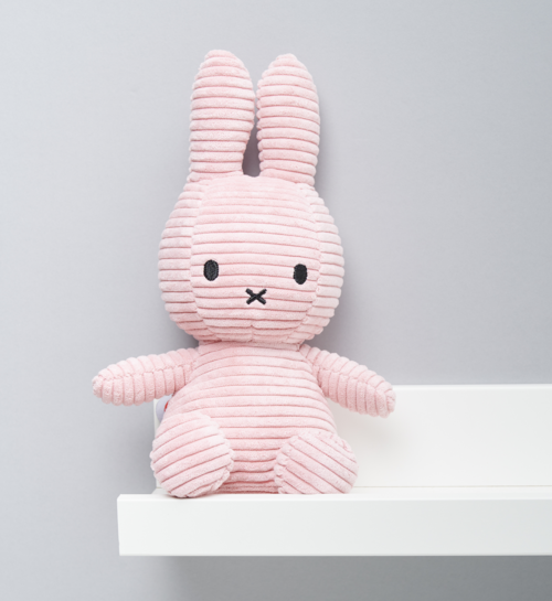 Nijntje Knuffel Roze Corduroy