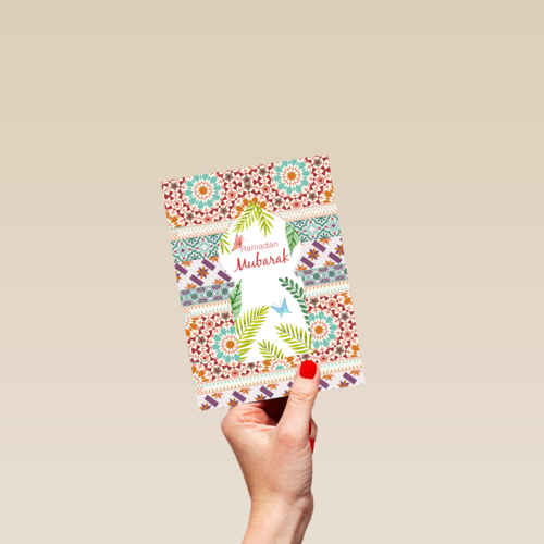 eid mubarak kaart ramadan mubarak