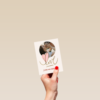 Love you so much fotokaart