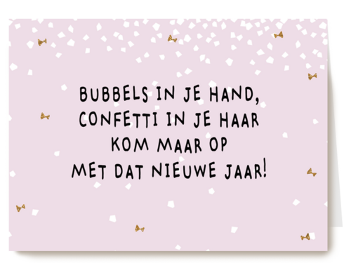 bubbels in je hand