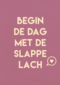 sporta op kamp kaart begin de dag met de slappe lach