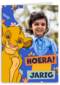 Simba Jarig fotokaart