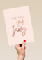 jij bent leuk en jarig in metallic patroon