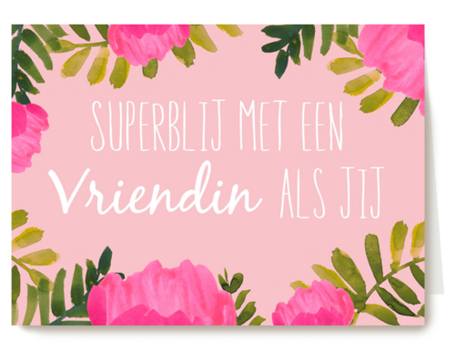 Kaart Hallmark | Vriendschap Valentijn | Valentijn Superblij Met Een Vriendin Als Jij