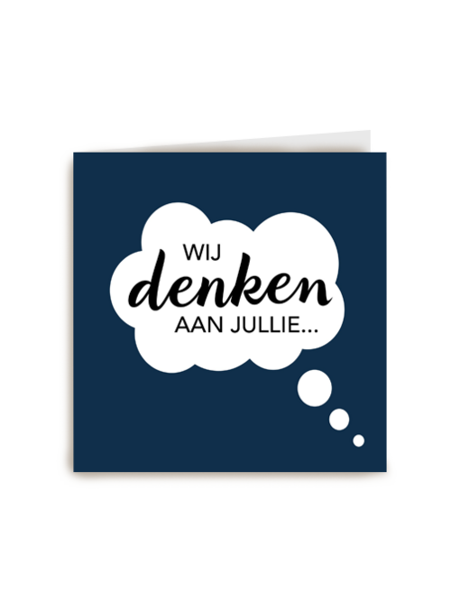 sterktekaart wij denken aan jullie