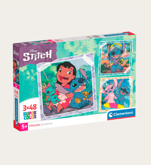 Clementoni Stitch Puzzel 3x48st 