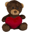 Knuffelbeer Met Hart 18 centimeter