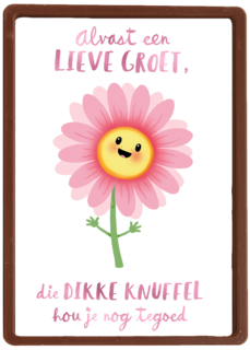 moederdag kaart klassiek alvast een lieve groet