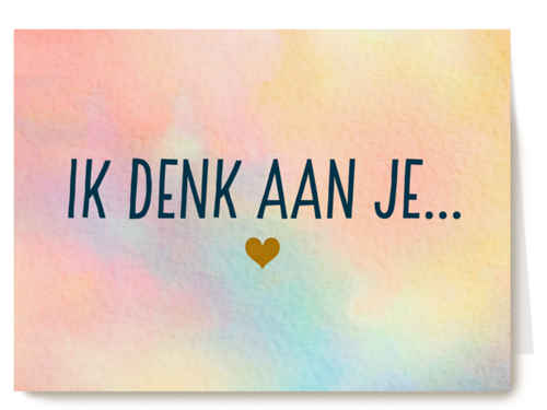 een hartje voor een vriend