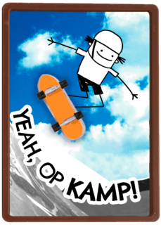 Skater op kamp