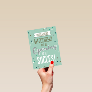 nieuwe zaak gefeliciteerd met de opening en veel succes
