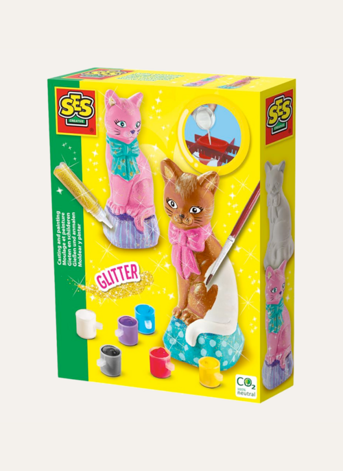 Ses Gieten En Schilderen Kat Set | Ses Cadeau Speelgoed |