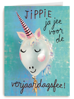 prodo design jippie ja jee voor de verjaardagfee