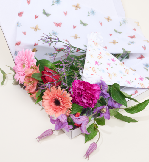 Brievenbusbloemen Matia Studio Feest + Vlaggenlijn