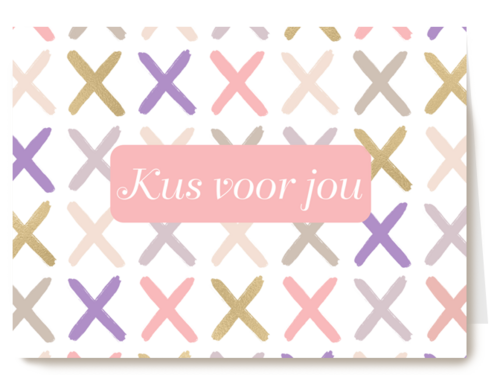 Liefde kaart Kus voor jou