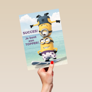 minions succes je bent een topper