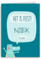 een feestelijke krokodil