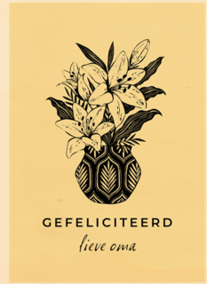 een mooie bos bloemen voor een mooie jarige
