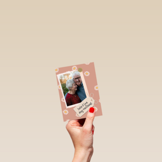 Grootouderdag fotokaart hele fijne dag vandaag