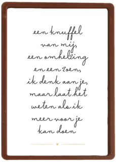 Laat weten als ik meer voor je kan doen