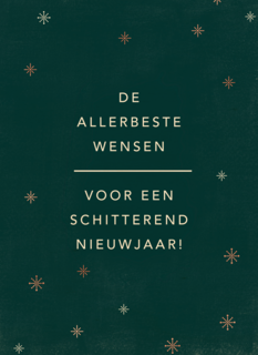 nieuwjaarskaart zakelijk voor een schitterend nieuwjaar