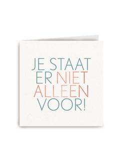 Sterktekaart Je staat er niet alleen voor