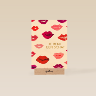 liefde vriendschap kaart je bent een schat