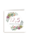 botanical kaart echtvereniging koperen jaar huwelijksjubileum