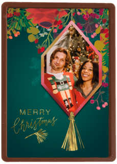 Kerstkaart fotokaart merry christmas