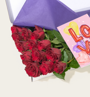 Brievenbusbloemen Rozen Rood