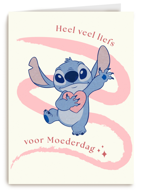 Heel veel liefs Moederdag Disney Stitch