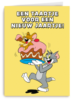 Taartje voor nieuw jaartje Tom en Jerry