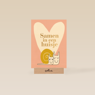 samenwonen kaart samen in een huisje
