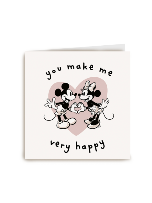 Liefde kaart Mickey en Minnie