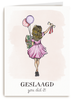 Geslaagd You Did It Vrouw