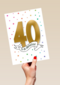 Verjaardagskaart 40 en de allerliefste
