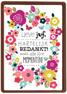 lieve juf bedankt voor alle fijne momenten