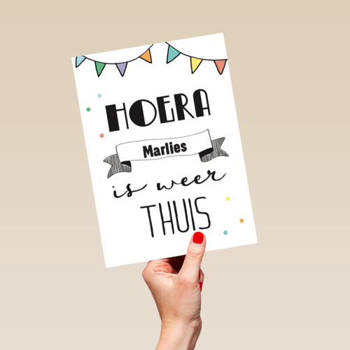 vakantie welkom thuis hoera jij is weer thuis