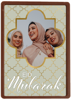Ramadan fotokaart Eid Mubarak