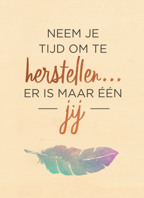 Houten Kaart Beterschapskaarten | Houten Kaart Hallmark | Beterschapskaarten | Neem Tijd Om Te Herstellen