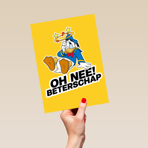 Beterschapskaart Donald Duck